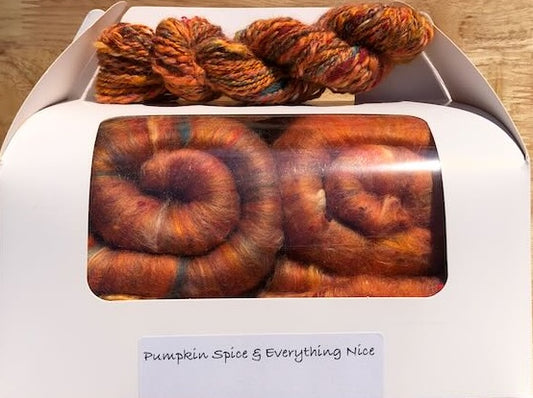 Spinning Fiber Rolags (6.5oz)