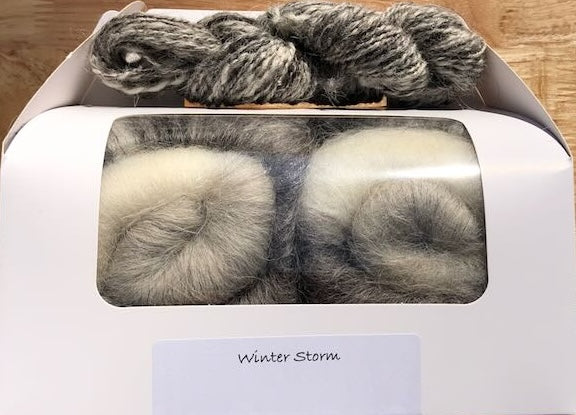 Spinning Fiber Rolags (6.5oz)